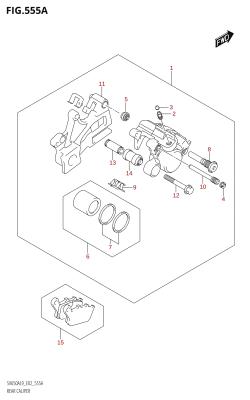 555A - REAR CALIPER