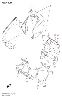 452B - HEADLAMP COVER