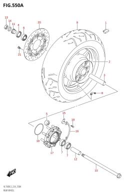 550A - REAR WHEEL (VL1500:L3:E24)