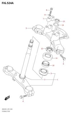 524A - STEERING STEM