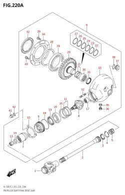 220A - PROPELLER SHAFT /​ FINAL DRIVE GEAR