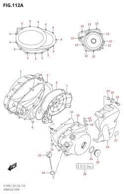 112A - CRANKCASE COVER (VL1500B:L7:E03)