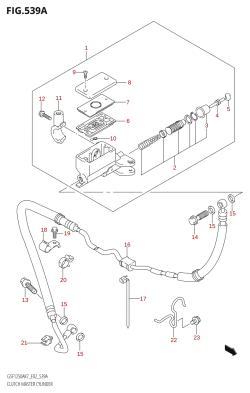 539A - CLUTCH MASTER CYLINDER (GSF1250,GSF1250A)