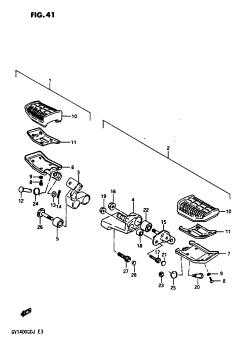 041 - FRONT FOOTREST