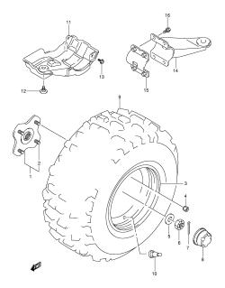 049 - LEFT REAR WHEEL