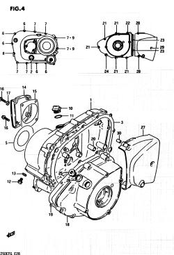 004 - CRANKCASE COVER