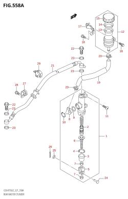 558A - REAR MASTER CYLINDER