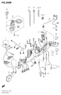 350B - WIRING HARNESS (GSX-R750:L2:E24)
