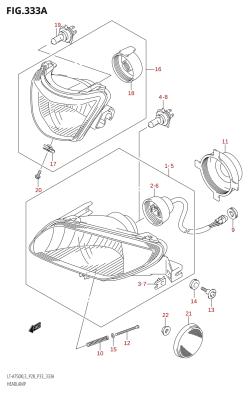 333A - HEADLAMP (LT-A750X:L3:P28)