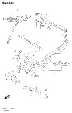 444B - FRONT BRACKET (DL1000XA3)