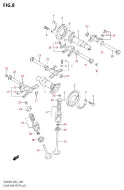 008 - CAM SHAFT /​ VALVE