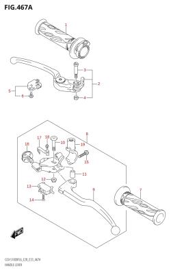 467A - HANDLE LEVER