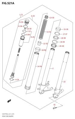 521A - FRONT FORK DAMPER