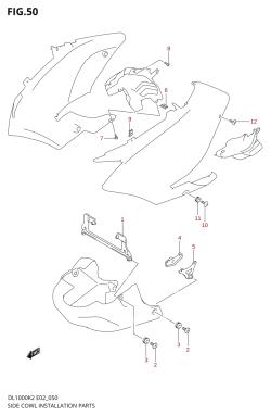 050 - SIDE COWL INSTALLATION PARTS