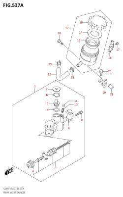 537A - FRONT MASTER CYLINDER