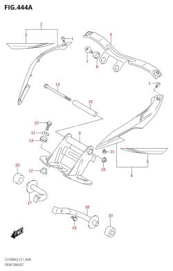444A - FRONT BRACKET (DL1000A:L8:E21)