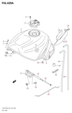 420A - FUEL TANK (GSX-R750:K4)