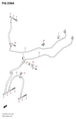 536A - FRONT BRAKE HOSE