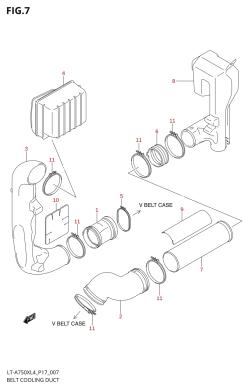 007 - BELT COOLING DUCT
