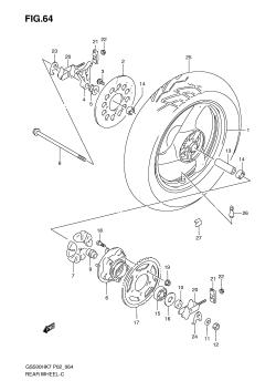 064 - REAR WHEEL