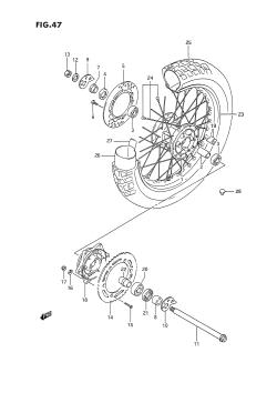 047 - REAR WHEEL