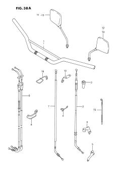 38A - HANDLEBAR (SEE NOTE)