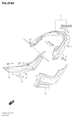 474A - REAR FENDER (VZR1800:L5:E99)