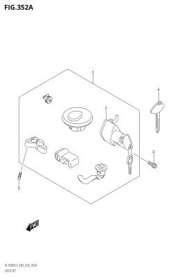 352A - LOCK SET (VL1500T:L3:E03)