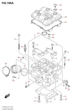 105A - CYLINDER HEAD (REAR)