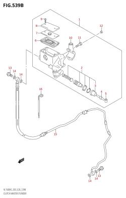 539B - CLUTCH MASTER CYLINDER (K7,K8,K9)