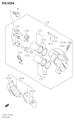 535A - FRONT CALIPER