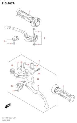 467A - HANDLE LEVER