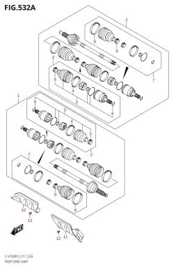 532A - FRONT DRIVE SHAFT