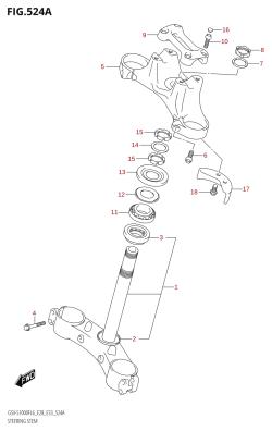 524A - STEERING STEM