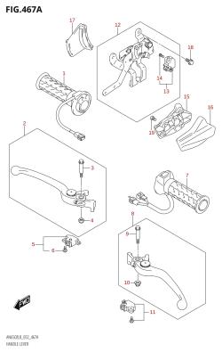 467A - HANDLE LEVER