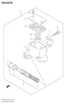 537A - FRONT MASTER CYLINDER