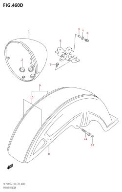460D - FRONT FENDER (K9)