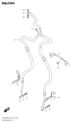 536A - FRONT BRAKE HOSE