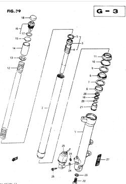 039 - FRONT LEFT DAMPER