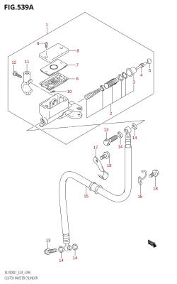 539A - CLUTCH MASTER CYLINDER