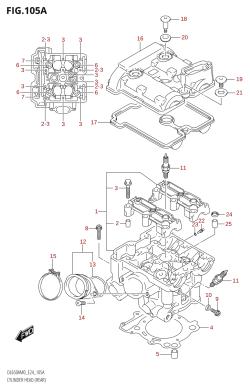 105A - CYLINDER HEAD (REAR)
