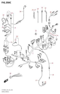350C - WIRING HARNESS (DL1000A:L6:E33)