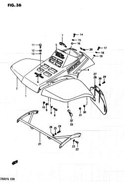 036 - FRONT FENDER (MODEL F)