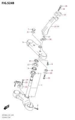 524B - STEERING STEM (VZR1800BZ:L6:E02)