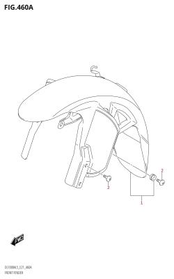 460A - FRONT FENDER
