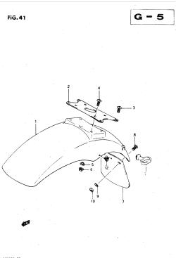 041 - FRONT FENDER