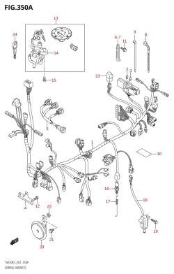 350A - WIRING HARNESS ((SV650,SV650U):(K3,K4))