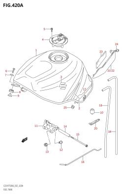 420A - FUEL TANK ((GSX-R750,GSX-R750U2):K4)