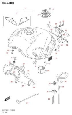 420D - FUEL TANK (GSX-S750ZA)