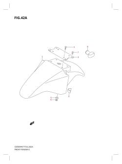 42A - FRONT FENDER (MODEL L0)